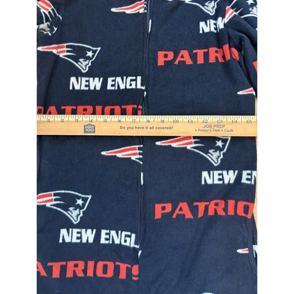 New England Patriots Women's Small Footed Sleeper Pajamas 64" Long NFL Team - Picture 8 of 8